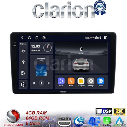 Clarion Автомобилна Аудио Система (Блутут/USB/WiFi/GPS/Apple-Carplay/Android-Auto)