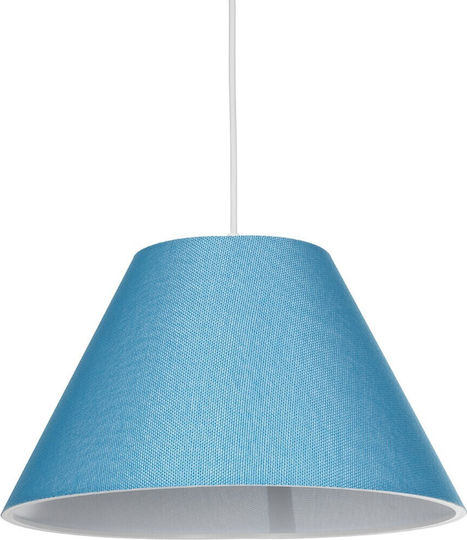 GloboStar Rift Pendant Light Blue with Socket E27 35x35x93cm