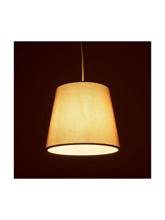 GloboStar Coney Pendant Light Brown with Socket E27 26x26x93cm