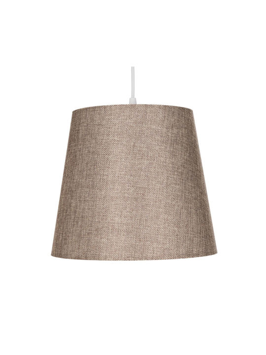 GloboStar Coney Pendant Light Brown with Socket E27 26x26x93cm