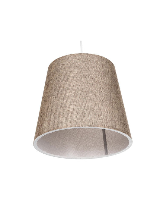 GloboStar Coney Pendant Light Brown with Socket E27 26x26x93cm