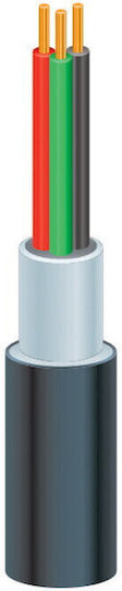 Geyer Power Cord with Cable Properties 4x2.5mm² in Black Colour 1m