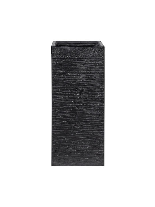 Beliani Πιθάρι Πλαστικό Black