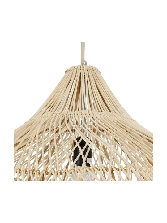 GloboStar Adeje Deckenleuchte Beiges Boho Raster mit Lampenbirnensockel E27 80x80x55cm