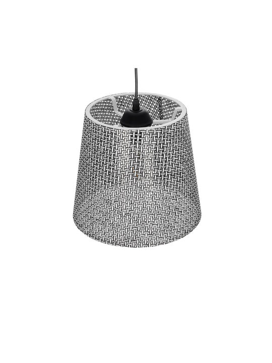 GloboStar Coney Pendant Light Gray with Socket E27 26x26x93cm