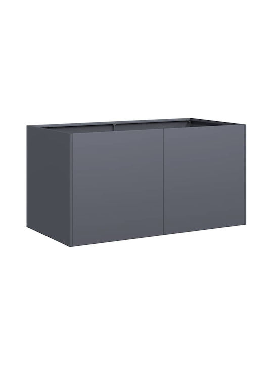 vidaXL Planter Box 80x40cm Charcoal 860670