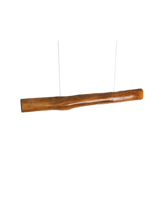 GloboStar Katrina Beige LED Pendant Ceiling Light with Natural White Light Boho Rail 100x10x100cm