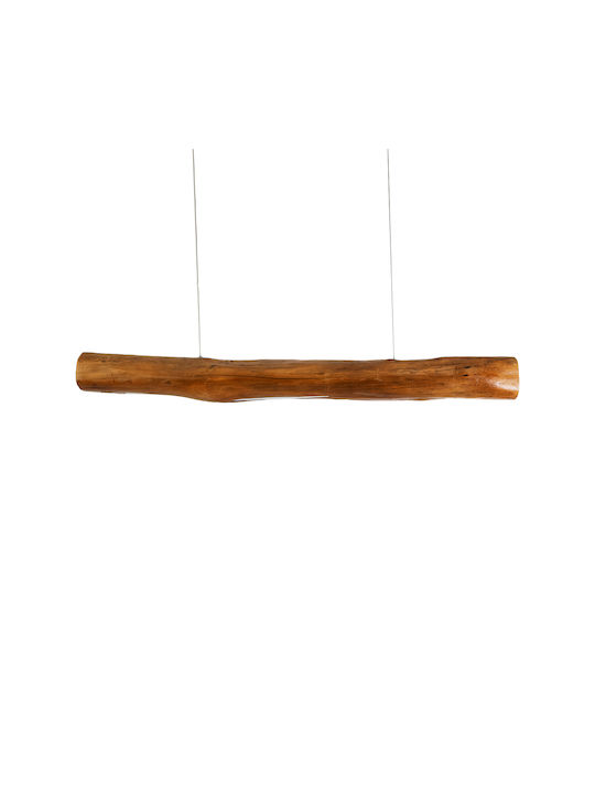 GloboStar Katrina Beige LED Pendant Ceiling Light with Natural White Light Boho Rail 100x10x100cm