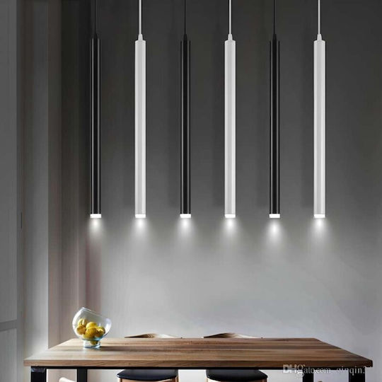 Atman LED Κρεμαστό Φωτιστικό Μαύρο 40x40x40εκ.