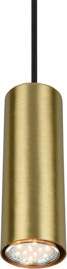 Trio Lighting Duoline Κρεμαστό Φωτιστικό Χρυσό Ράγα με Ντουί GU10 6x180εκ.