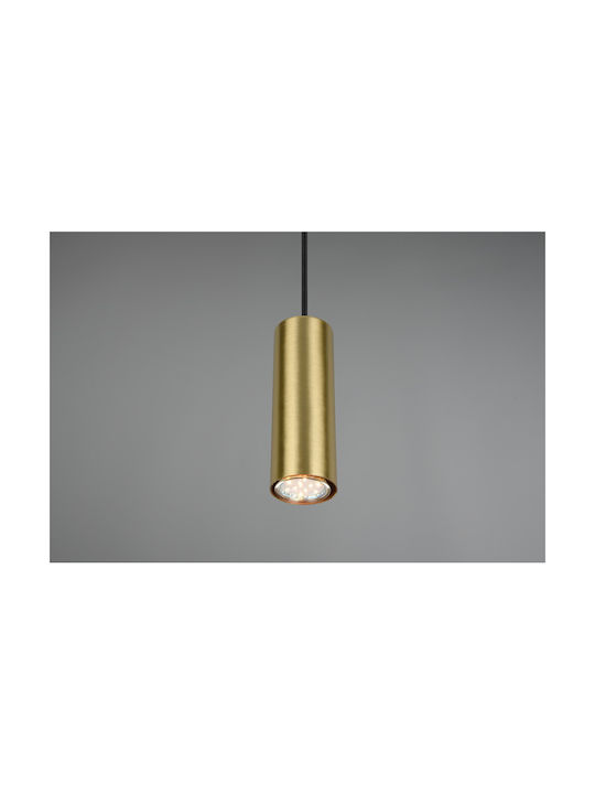 Trio Lighting Duoline Pendant Light Gold Rail with Socket GU10 6x180cm