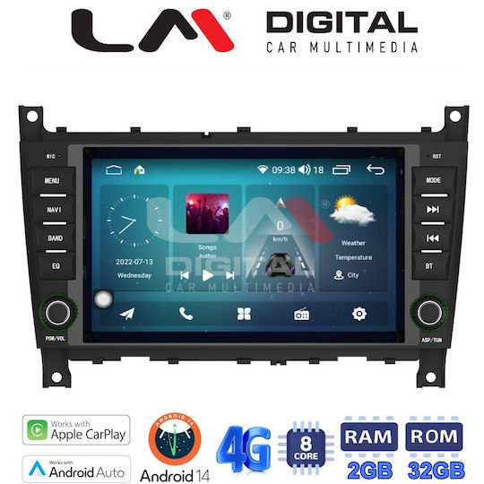 LM Digital Автомобилна Аудио Система (Блутут/USB/WiFi/GPS/Apple-Carplay/Android-Auto)