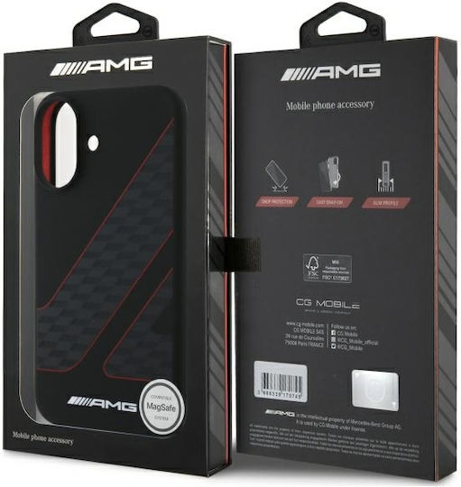Mercedes-Benz Umschlag Rückseite Kunststoff Schwarz (iPhone 16)