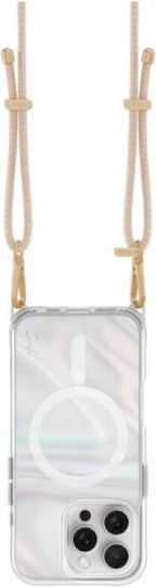 Uniq Coehl Umschlag Rückseite Metallisch Transparent (iPhone 17 Pro / iPhone 16 Pro)
