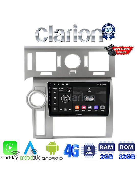 Clarion Auto-Audiosystem Hummer H2 2002 > 2010 (Bluetooth/USB/WiFi/GPS/Apple-Carplay/Android-Auto) mit Touchscreen 9"
