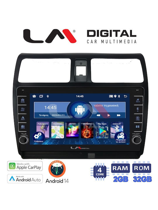 LM Digital Ηχοσύστημα Αυτοκινήτου για Suzuki Swift 2005 > 2010 (Bluetooth/USB/WiFi/GPS/Apple-Carplay/Android-Auto)