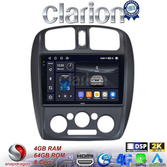 Clarion Car Audio System for Mazda 323 1999>2004 (Bluetooth/USB/WiFi/GPS/Apple-Carplay/Android-Auto)