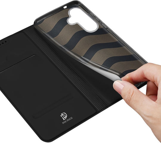 Dux Ducis Skin Pro Book Δερμάτινο Μαύρο (Samsung Galaxy S25 - Dux Ducis)