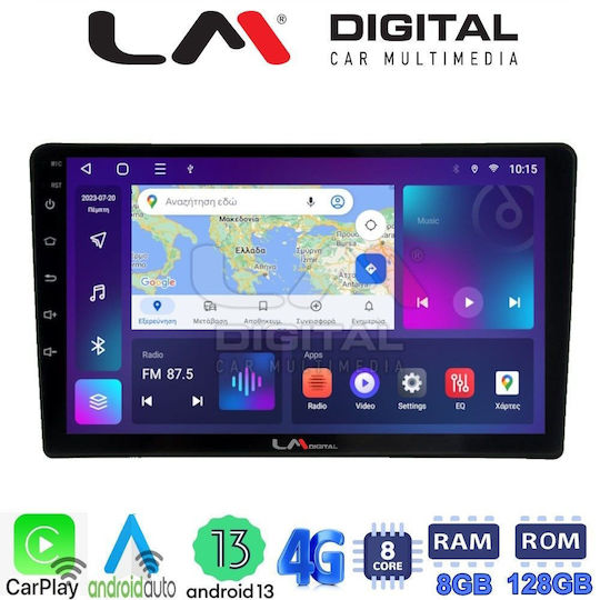 LM Digital Car Audio System for Renault Magnum Jeep Liberty / Compass / Cherokee / Grand Cherokee Dodge Dakota / Magnum Chrysler 300C / Grand Voyager / Sebring 2007+ (Bluetooth/USB/WiFi/GPS/Apple-Carplay/Android-Auto) with Touch Screen 10"