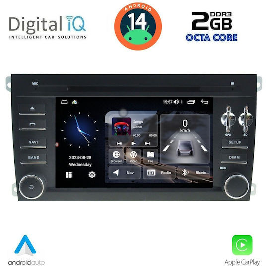 Digital IQ Автомобилна Аудио Система (Блутут/USB/WiFi/GPS/Apple-Carplay/Android-Auto) с Тъчскрийн 7"