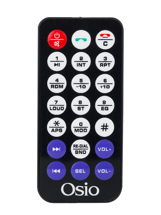 Osio Ηχοσύστημα Αυτοκινήτου 1DIN (Bluetooth/USB)