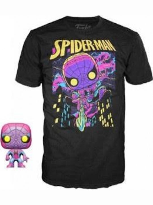 Funko Pop! Tees Marvel: Spider-Man (Black Light) (L) (Blacklight) (L)