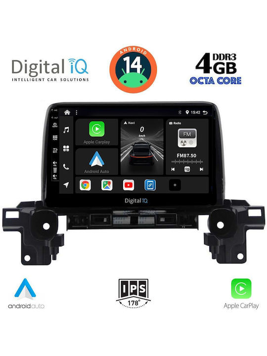 Digital IQ Car Audio System for Mazda CX-5 2017 (Bluetooth/USB/WiFi/GPS/Apple-Carplay/Android-Auto) with Touch Screen 9"