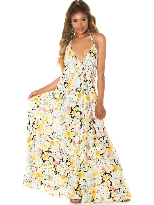 Rochie Maxi De Vară Galbenă