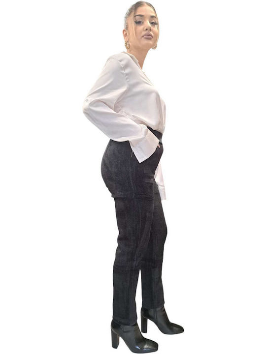 Women's Fabric Trousers Black