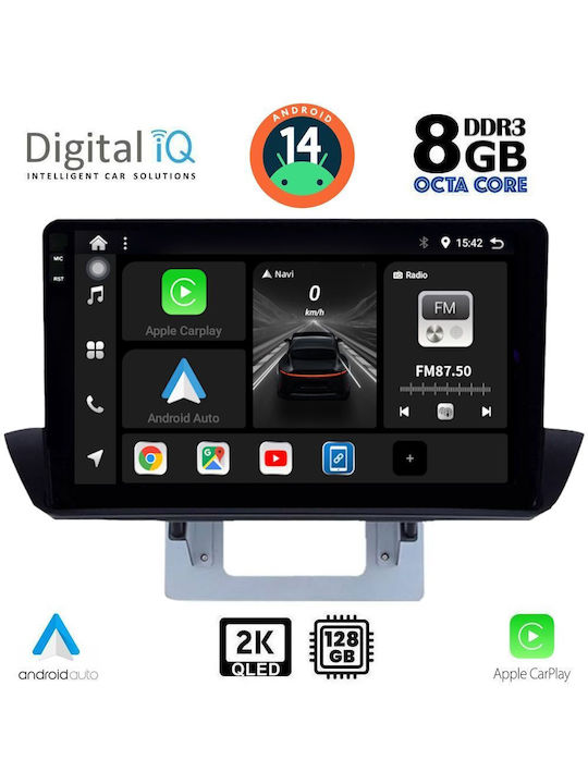 Digital IQ Car Audio System for Mazda BT-50 2012-2019 (Bluetooth/USB/AUX/WiFi/GPS/Apple-Carplay/Android-Auto) with Touch Screen 9"