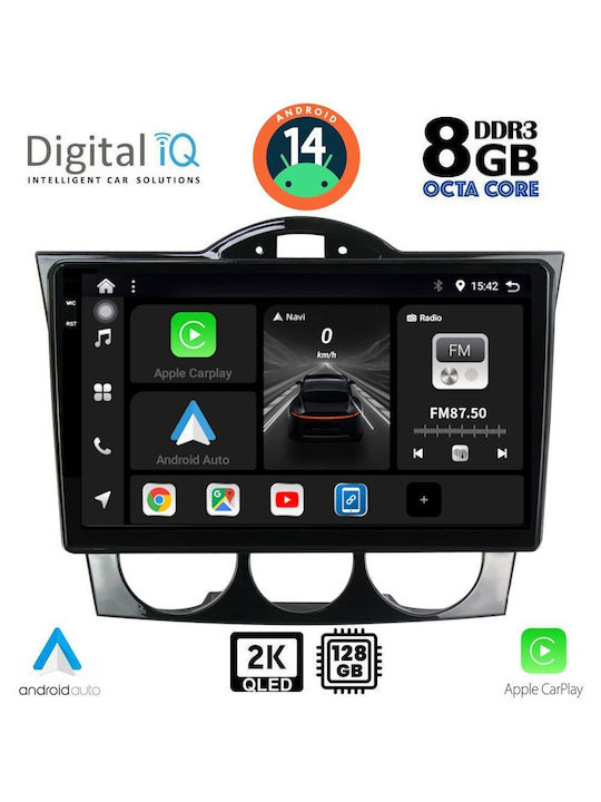 Digital IQ Car Audio System for Mazda RX-8 2001-2008 (Bluetooth/USB/AUX/WiFi/GPS/Apple-Carplay/Android-Auto) with Touch Screen 9"