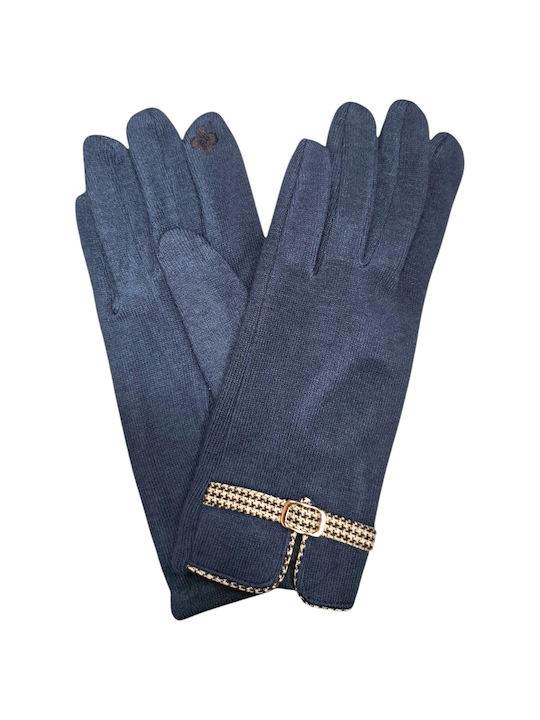 Women's Knitted Gloves Blue