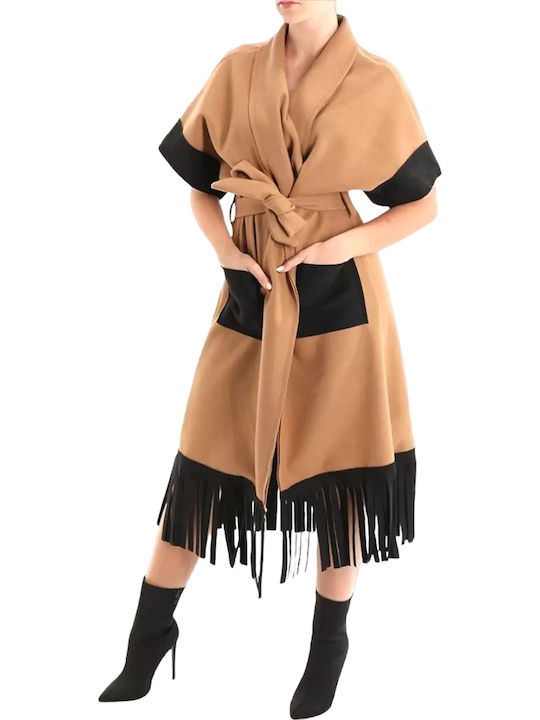 Damen Braun Trenchcoat
