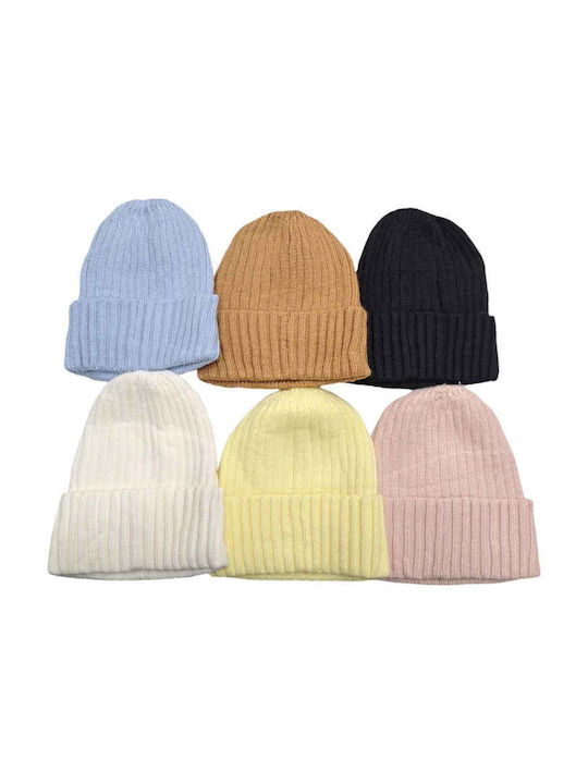 Beanie Γυναικείος Σκούφος Πλεκτός σε Γαλάζιο χρώμα