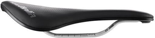 Selle Italia Novus Evo Boost Superflow L Fahrradsattel Schwarze mit Gel 245 x 145 mm