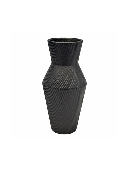 Ankor Decorative Vase Black 12x12x25cm