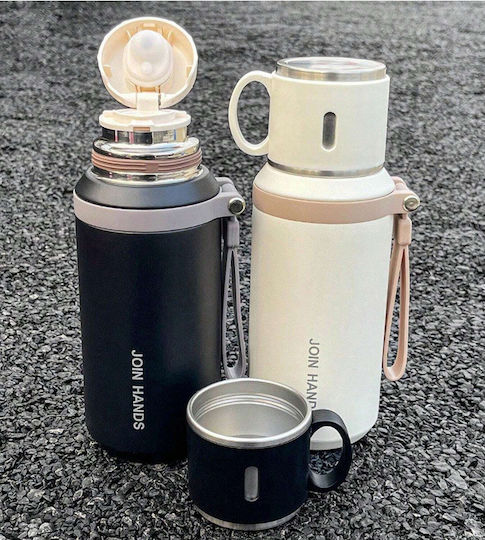 Mug Thermos Stainless Steel / Plastic 650ml Pink