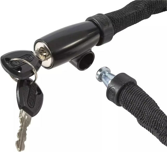 Abus mit Schlüssel Grün