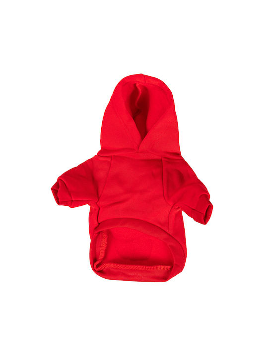 Hundekapuzenpullover Kitty Hood – Rot L W45xD35cm 3,5-4,5kg