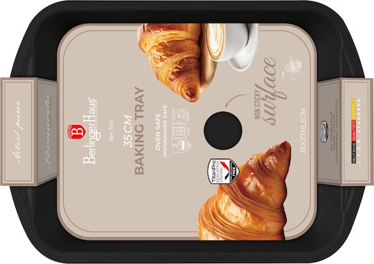 Berlinger Haus Baking Pan Made of Stainless Steel with Non-Stick Coating 27x35cm