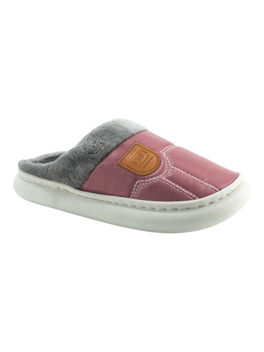 Plato Winter Women's Slippers in Red color