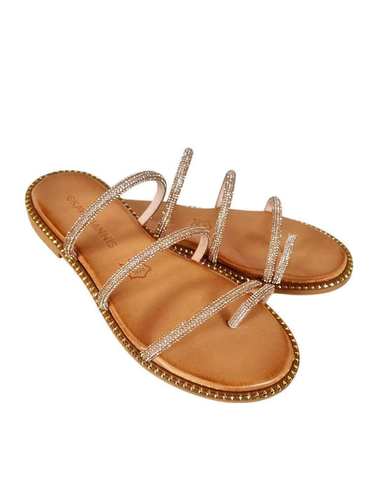 Sandale Casual Damă Din Piele Maro