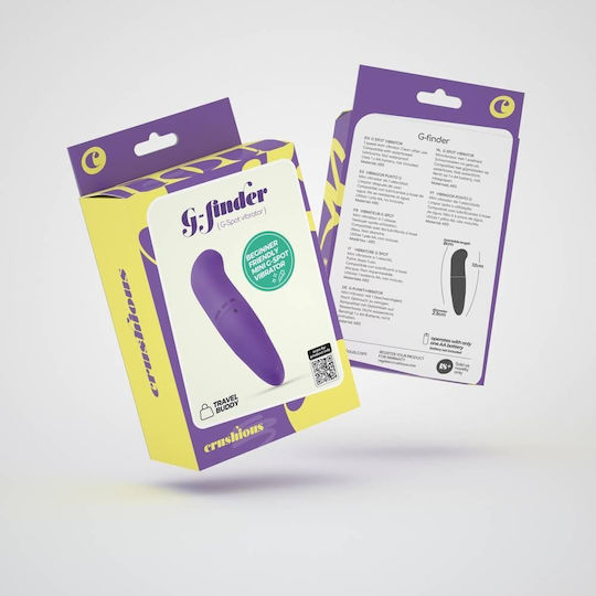 Crushious G-finder Mini Vibrator G-Spot 12cm Purple