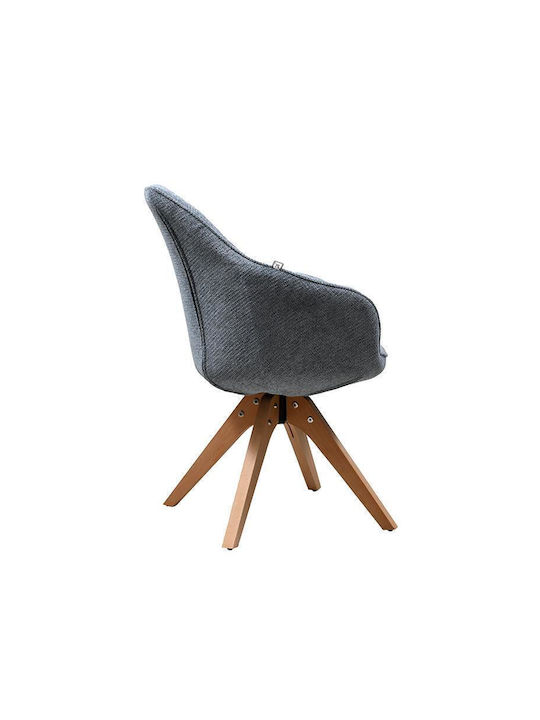Fl23a Dining Room Fabric Chair Blue 63x58x82cm
