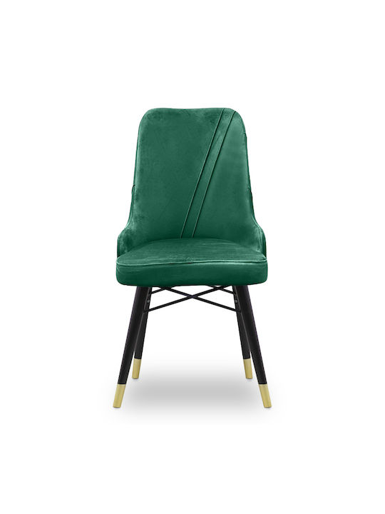 Floria Dining Room Velvet Chair Cypress 54x48x91cm