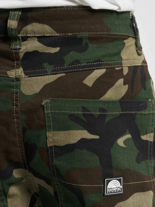 Southpole Trousers Cargo Wood Camo Green