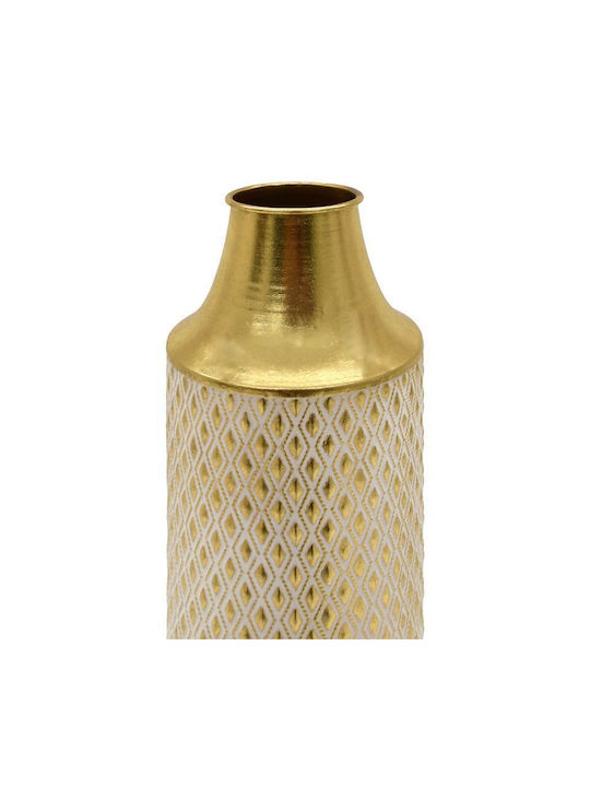 Metal Floor Vase Fylliana Fl106 Gold Silver Beige Color 15x81cm 161-125-205