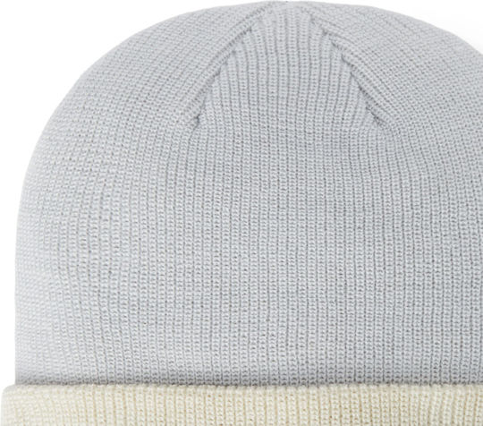 Beanie Unisex Beanie mit Rippstrick in Gray Farbe