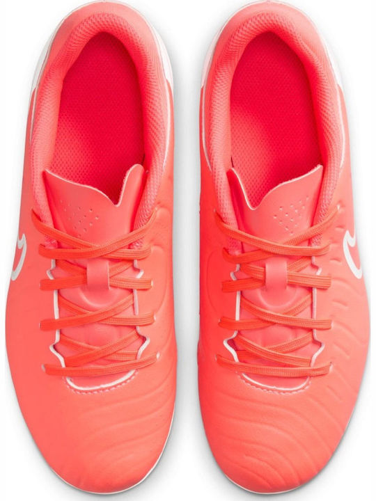 Tiempo Legend 10 Kids Molded Soccer Shoes Orange