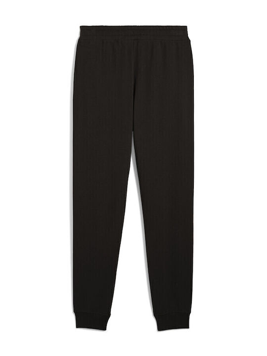 Sweatpants with Elastic Black